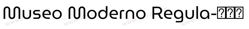 Museo Moderno Regula字体转换